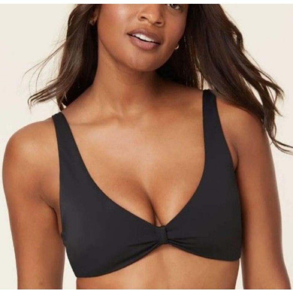 NWT Andie Swim The Amor Top Textured Black Size XL